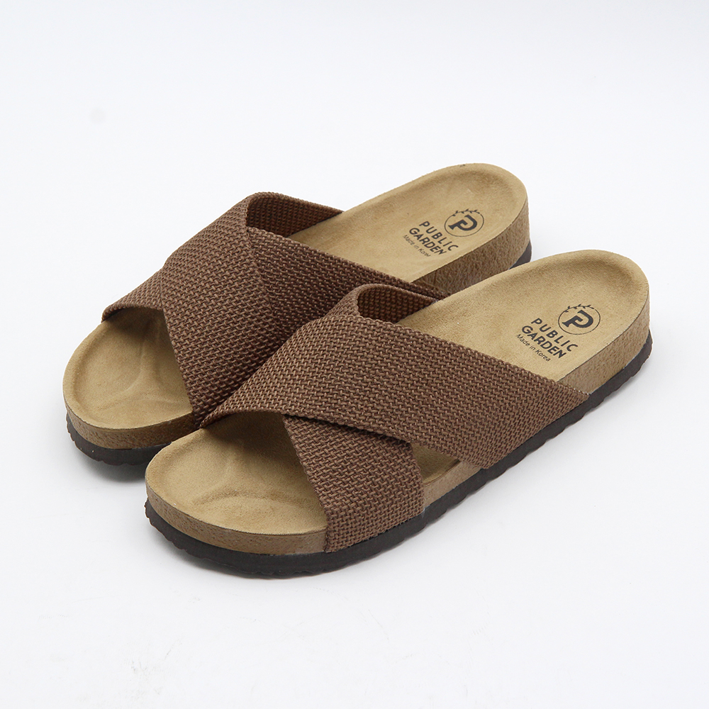 여름 3.3cm 키높이 라탄 슬리퍼 - 상세 이미지 4