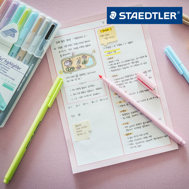 스테들러 트리플러스 텍스트서퍼 파스텔 362C 형광펜 이미지 2