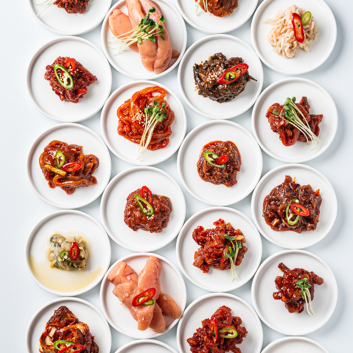 18종 오징어 젓갈 멍게젓 어리굴젓 갈치속젓 가자미식해 명란젓 창난 낙지 새우