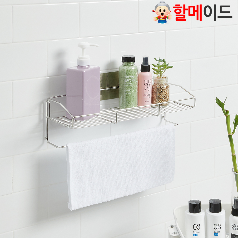붙이면 딱 매직후크 선반수건걸이 - 상품 이미지