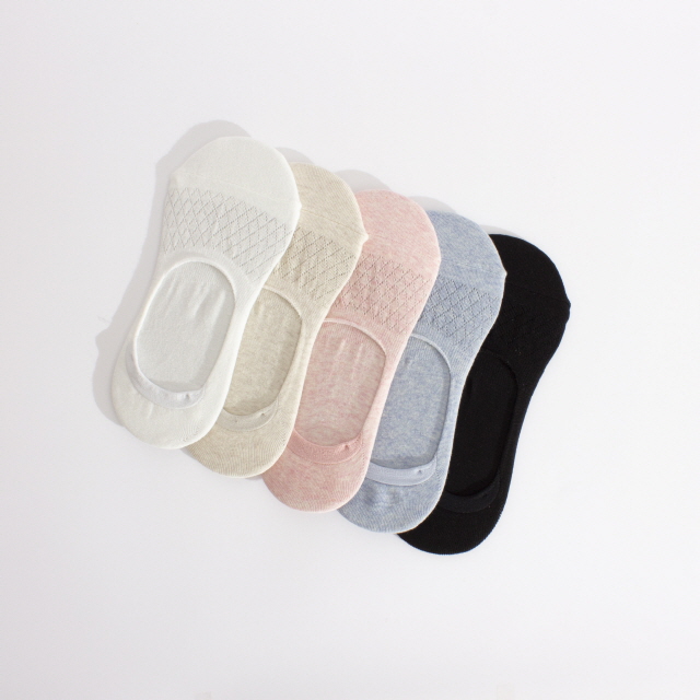 여자 덧신 양말 페이크삭스 망사 다이아