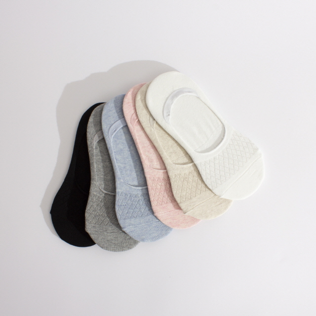 여자 덧신 양말 페이크삭스 망사 다이아