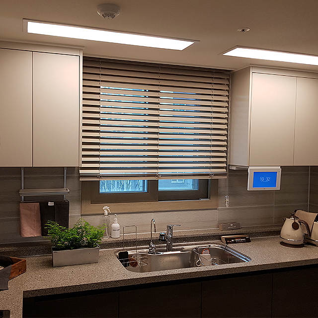 [ 맞춤주문제작 ] 찬환경 덱스터 오동나무 우드블라인드 2종