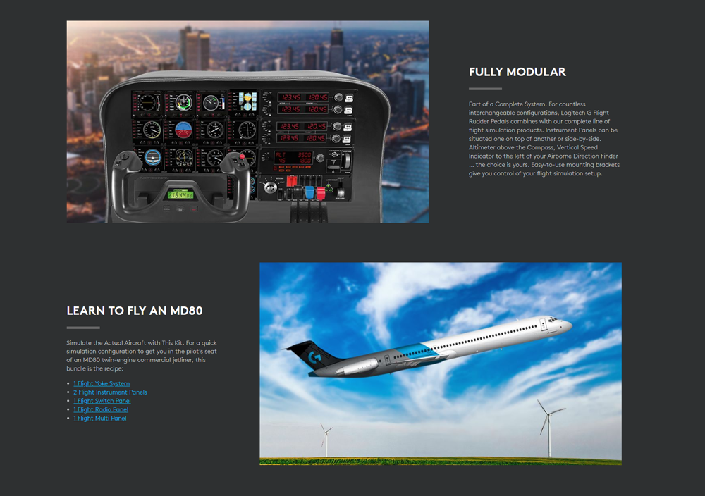 Logitech Saitek PRO Flight Rudder Pedals - AERO SHOP