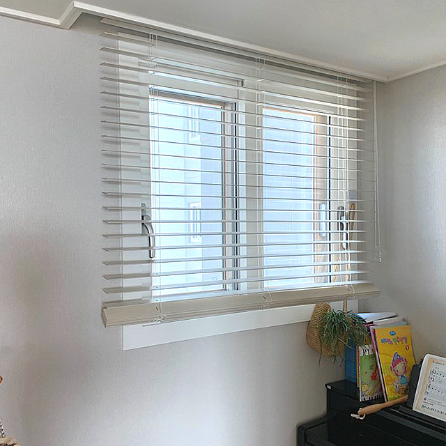 [ 맞춤주문제작 ] 찬환경 덱스터 오동나무 우드블라인드 2종