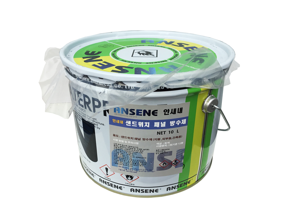 샌드위치판넬 방수제 10L - 고탄성 고무 주택 창고 움직임이 많은 조립식 건물 방수
