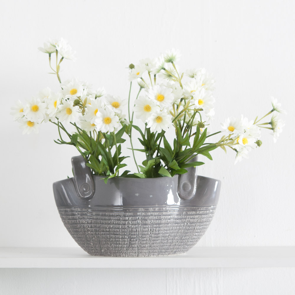 [2+1] 자이언트백화분o 26x16cm (2컬러) 도매 화병 장식 소품 인테리어 : 플라워트리