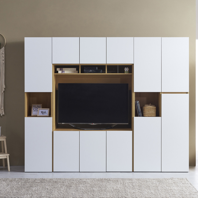 모노 월플렉스 시스템 거실장세트(47인치 내맘대로구성) 1200tv장세트