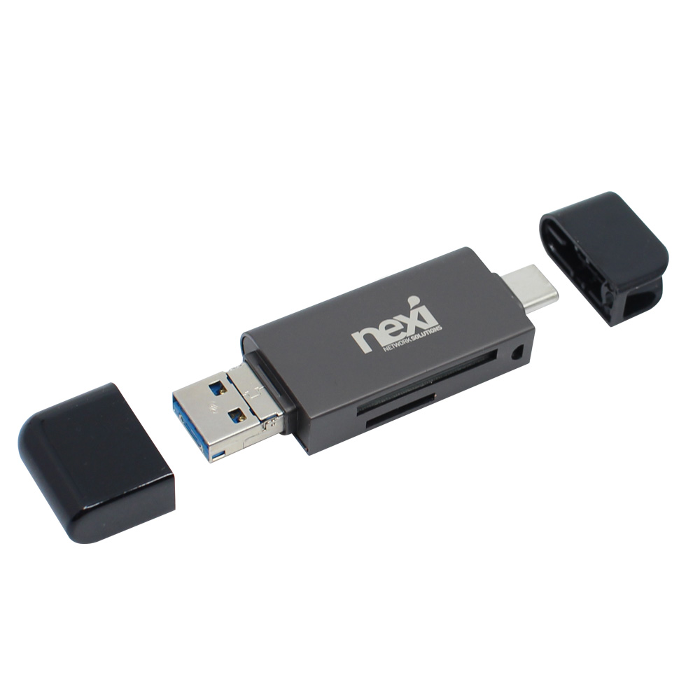 넥시 멀티 OTG 카드리더기 다크그레이 USB3.0 - 상세 이미지 2