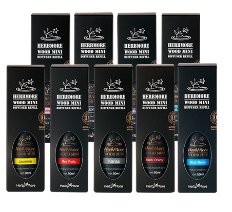 1+1 허브모아 아르망 송풍구 자석 차량방향제 리필 레드푸룻 블랙체리 9종 우드볼 제공 - 상세 이미지 3