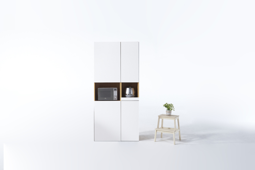 모노 월플렉스 시스템 300주방수납장 키큰 냉장고장 틈새수납장 홈카페 렌지대 밥솥장