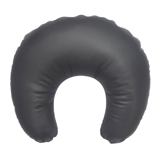 미용실 배꼽 쿠션 팔걸이 독서 허그 쿠션 하프 바나나 반달쿠션 A_배꼽쿠션(다크브라운)