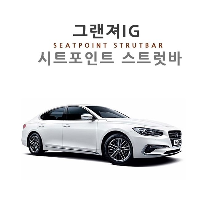그렌져 그랜저 IG 시트 포인트 스트럿바 1대분 차량 진동 감소 승차감 개선 - 상세 이미지 4