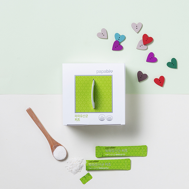 파파 유산균 키즈 어린이 초등학생 프로바이오틱스 비타민D 아연 영양제 30포, 1개