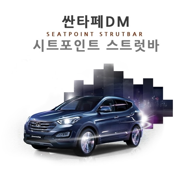 싼타페 DM & 더프라임 시트 포인트 스트럿바 1대분 차량 진동 감소 승차감 개선 - 상세 이미지 4