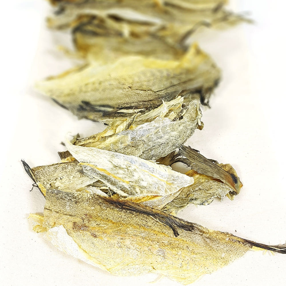 명태껍질 조리 전후