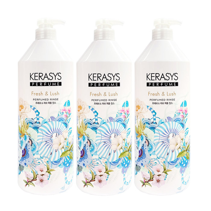 애경 케라시스 프레쉬앤러쉬 퍼퓸 샴푸 / 린스 1L X3개 - 상세 이미지 3