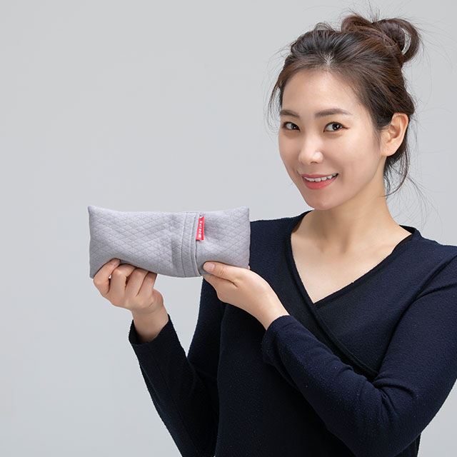 바램 국산 눈 찜질팩 팥 안대 주머니 비염 비강 찜질팩 팥눈 온찜질 오가닉그레이 - 상세 이미지 2