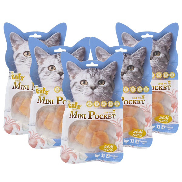 더캣츠 그대로 미니포켓 치킨, 48g, 5개 제품 이미지