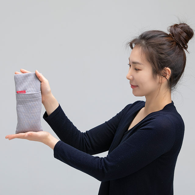 바램 국산 눈 찜질팩 팥 안대 주머니 비염 비강 찜질팩 팥눈 온찜질 오가닉그레이 - 상세 이미지 3