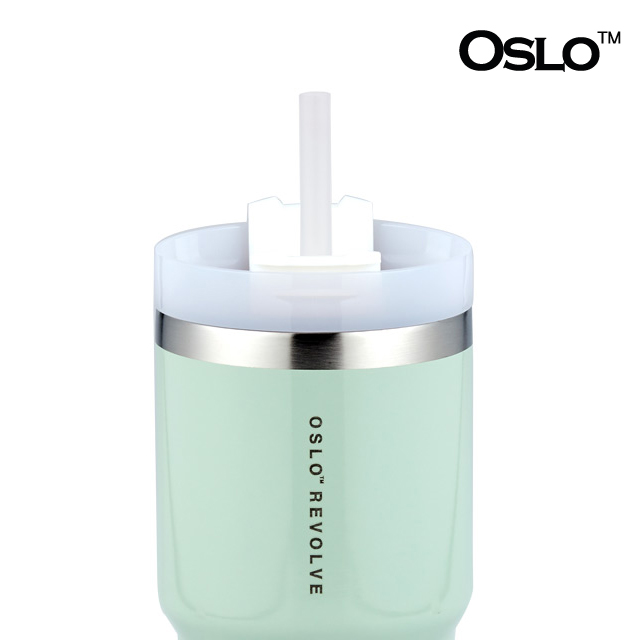오슬로 리볼브 대용량 빨대뚜껑 보온보냉텀블러 600ml 이미지 8