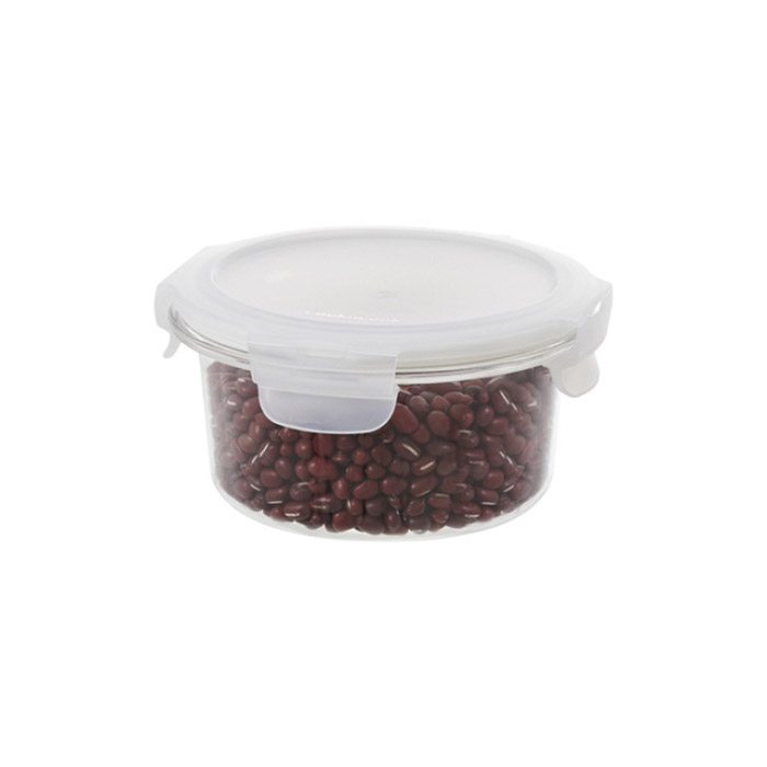 락앤락 비스프리 테이블탑 밀폐용기 화이트 원형 370ml LBF631 - 상품 이미지