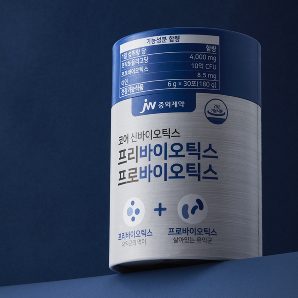 JW중외제약 코어 신바이오틱스 프리바이오틱스 프로바이오틱스 유산균 50포, 2개 - 상세 이미지 3