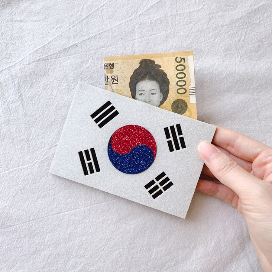 [오후1시마감 당일출고] 부모님선물 태극기 용돈봉투 부모님용돈 - 상세 이미지 4