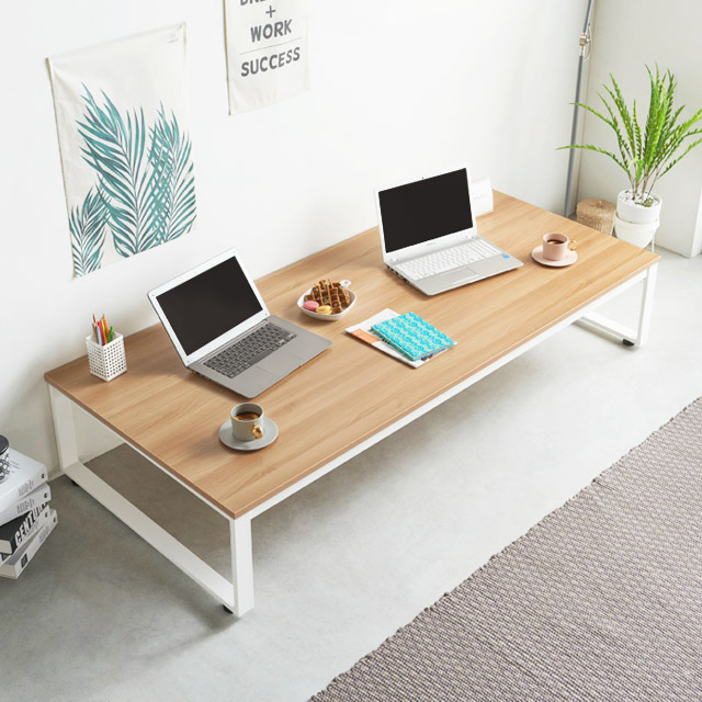 e스마트 좌식 2인용컴퓨터책상 1800x800