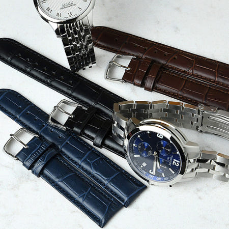 19mm 소가죽시계줄 티쏘 PRC200 PRS200 르로끌 정품디버클호환 블랙,브라운,블루