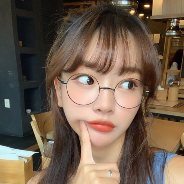 블루라이트 차단 안경 코받침 없는 안경테 티타늄 남자 여자 가벼운 코없는