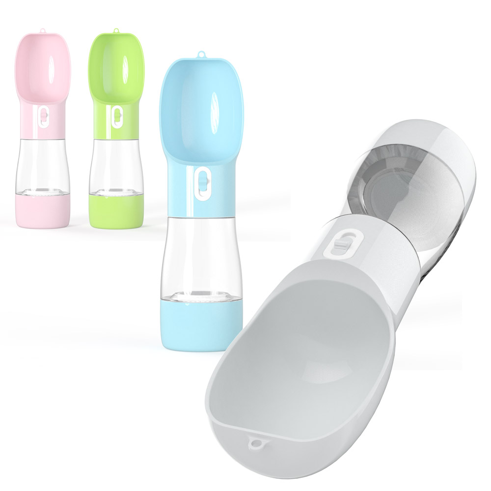 강아지산책물통 휴대용 물병 애견 푸드리 물통 350ml 이미지 4