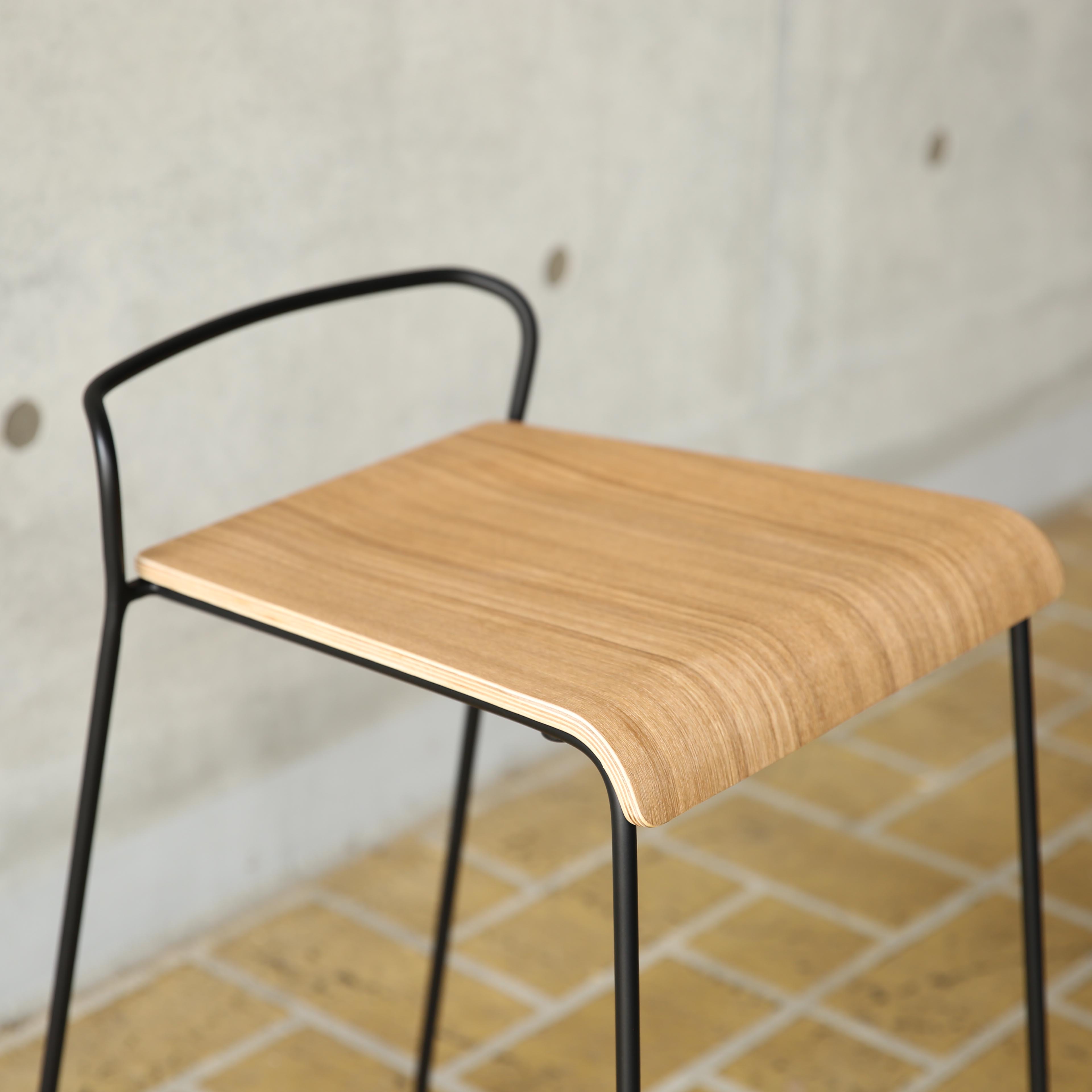 [우드/식탁용] 스탠다드 바체어 Y3-31 Natural, Walnut