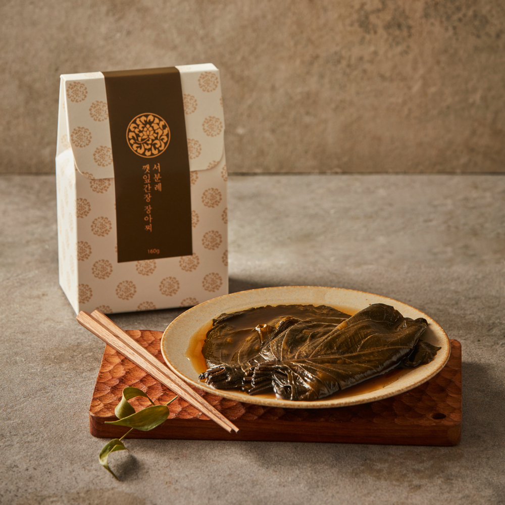 [서일농원]밥도둑 시즌2! 서분례 깻잎간장 장아찌 160g - 상품 이미지