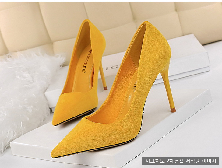 220-265mm 텔리온 9cm 스웨이드 스틸레토 하이힐 8color 빅사이즈 상세 이미지 24