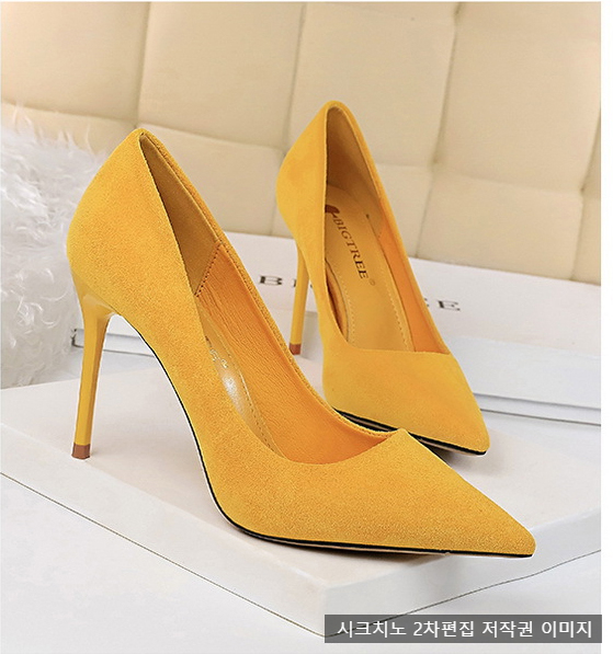 220-265mm 텔리온 9cm 스웨이드 스틸레토 하이힐 8color 빅사이즈 상세 이미지 25
