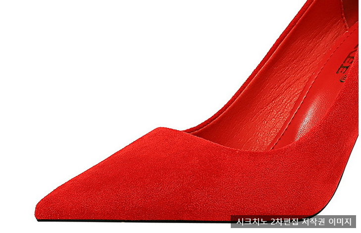 220-265mm 텔리온 9cm 스웨이드 스틸레토 하이힐 8color 빅사이즈 상세 이미지 27