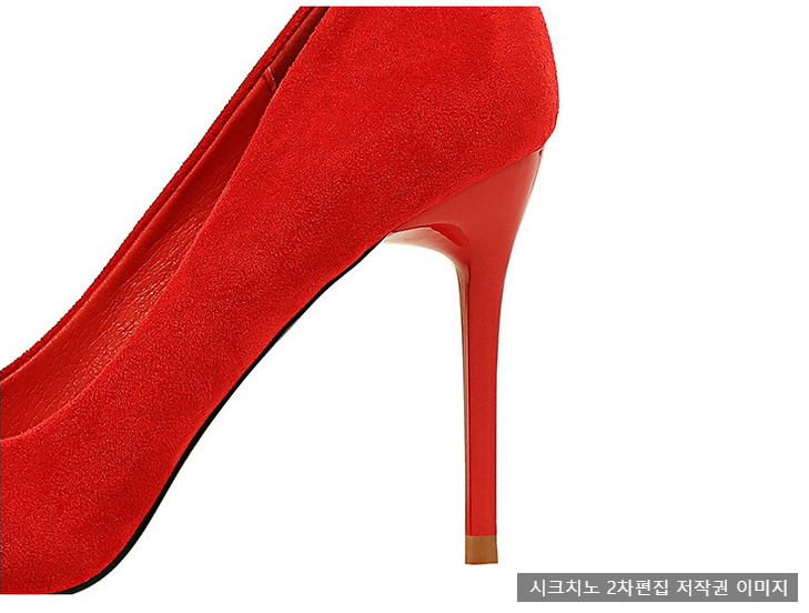 220-265mm 텔리온 9cm 스웨이드 스틸레토 하이힐 8color 빅사이즈 상세 이미지 28