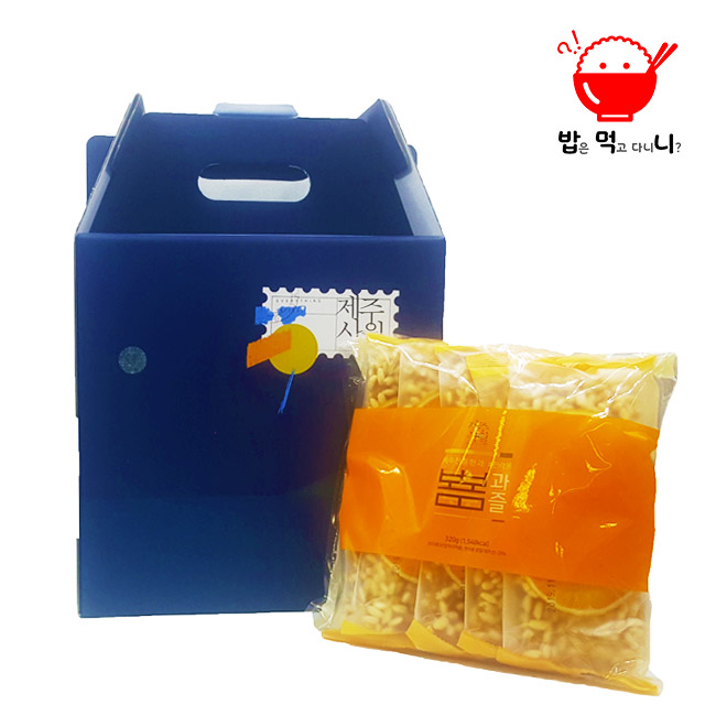 제주도 봄봄 한라봉 과즐 한과 (1BOX)40개입 선물용 - 상품 이미지