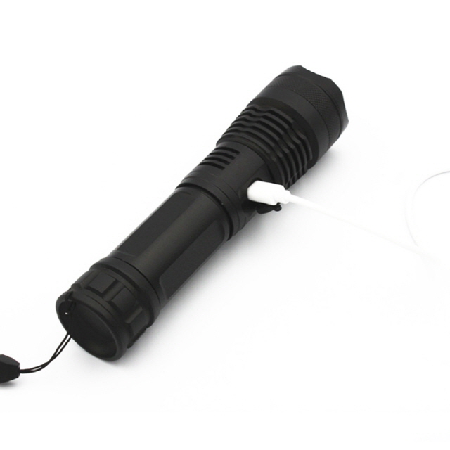 몬스터 파워 DRS LED후레쉬 C타입 XHP70 충전식 줌 랜턴 써치라이트