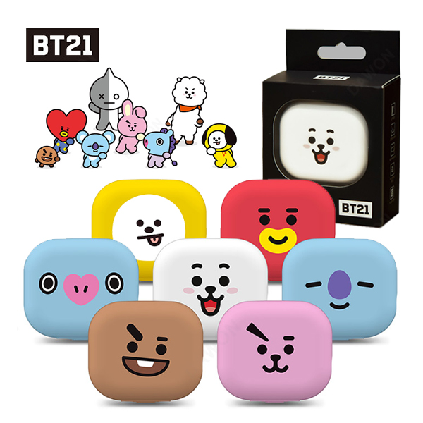 BT21 캐릭터 무선 LED 휴대용 칫솔살균기 MANG