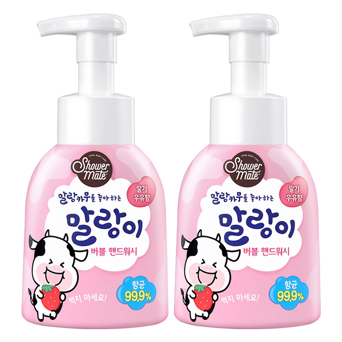 말랑카우 말랑이 버블 핸드워시 항균 손세정제 / 본품 300ml 리필 250ml - 상세 이미지 2