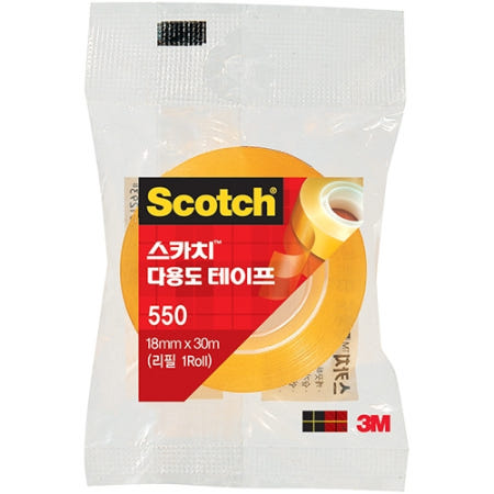 550 스카치 다용도 테이프 리필 18mm X 30m