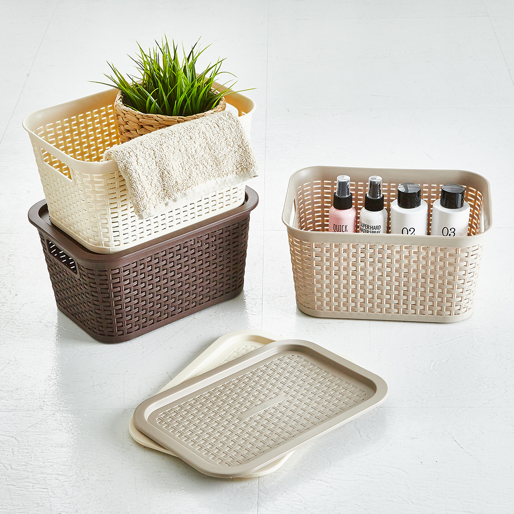 할메이드 라탄 팬트리 수납 바구니 바스켓 정리 수납함 소