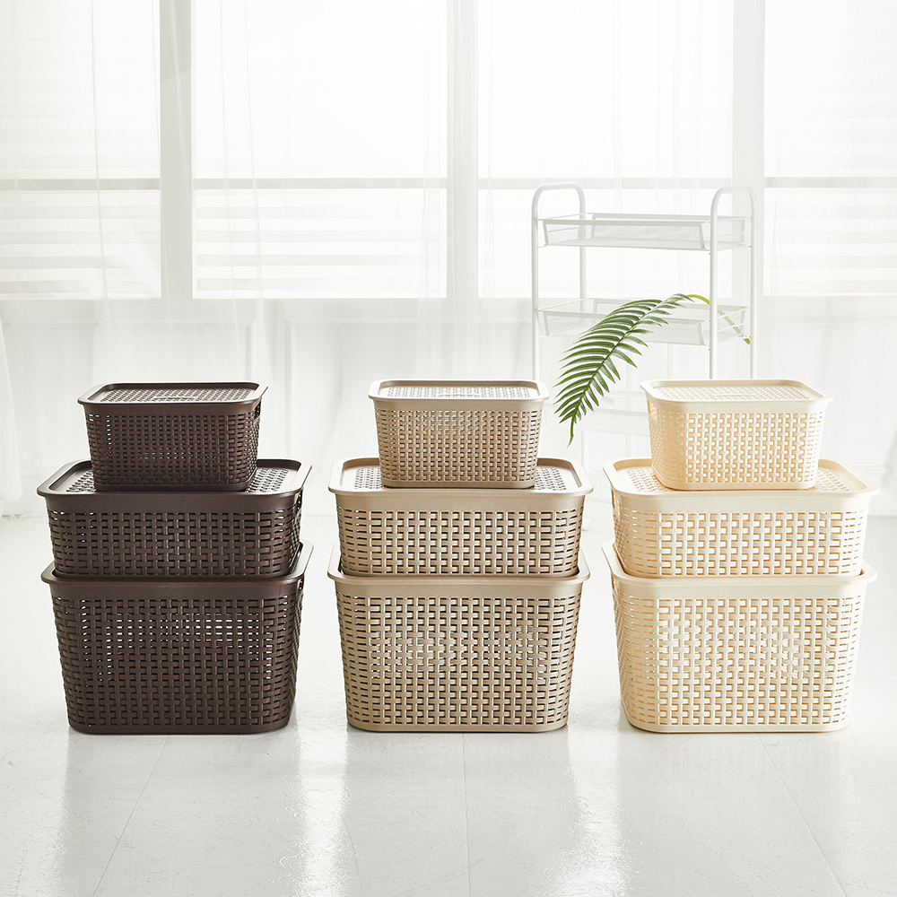 할메이드 라탄 팬트리 수납 바구니 바스켓 정리 수납함 소