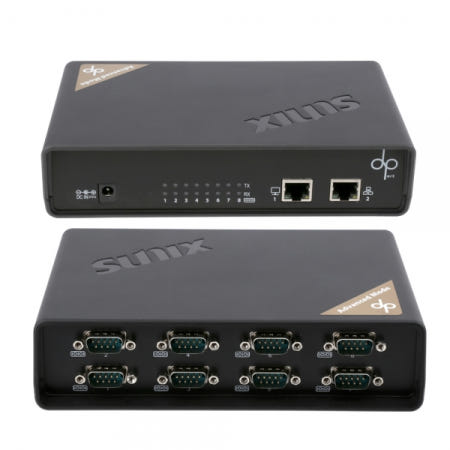SUNIX-DPAS08H-00 Ethernet 8-Port RS-232 Replicator(Screw Bolt Type)