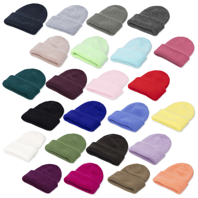 국내제작 파스텔 앙고라 비니 24colors