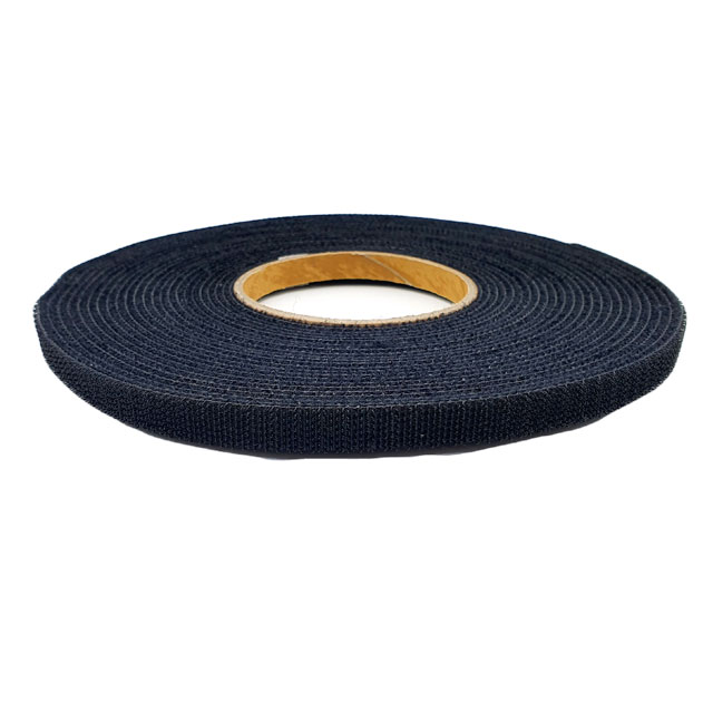 폭 1cm 전선 케이블정리 암수한몸양면벨크로 검정색 일반형 3미터x1롤