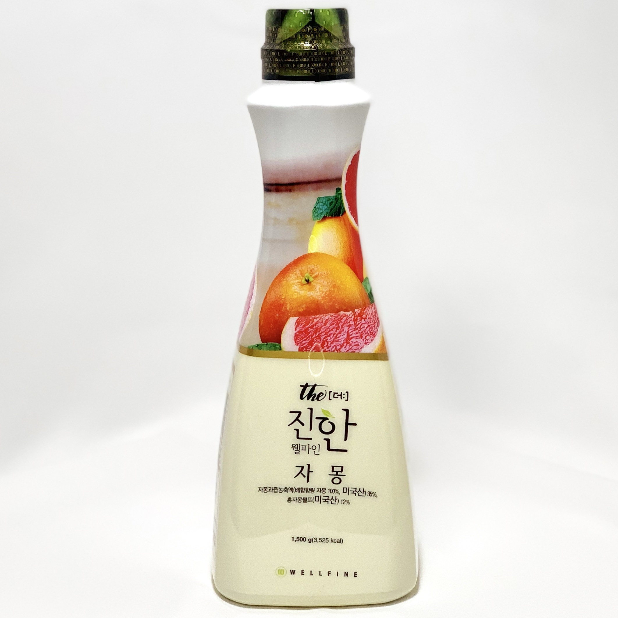 웰파인 더진한 자몽농축에이드 과일음료베이스 1.5kg 카페재료+펌프지원 - 상세 이미지 2
