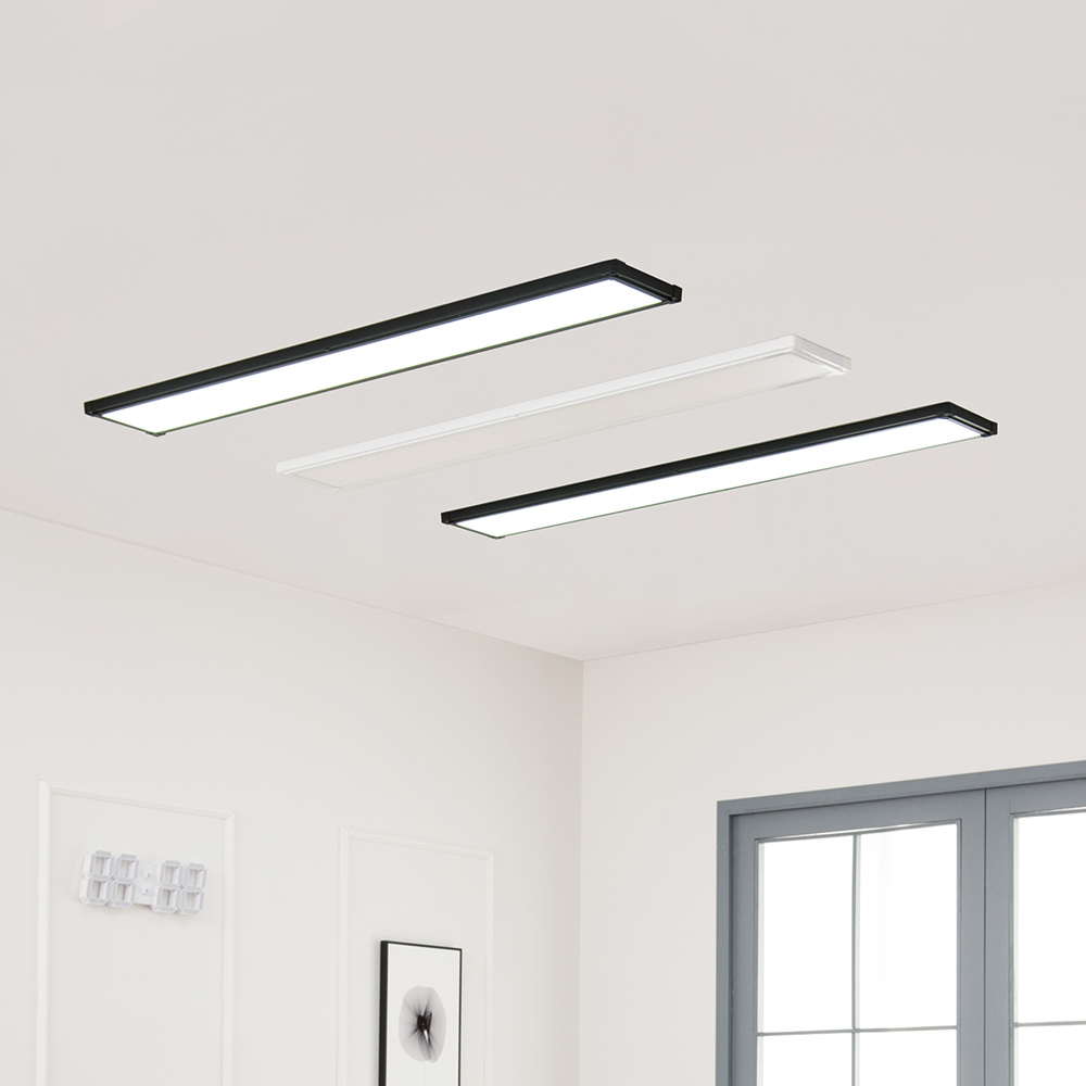 울트라 LED 거실등 엣지등 평판 150W S (1285x180)x3 화이트 주광색(하얀빛) x 3,180mm x 3 - 상세 이미지 2